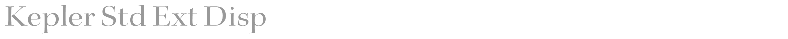 Kepler Std font preview