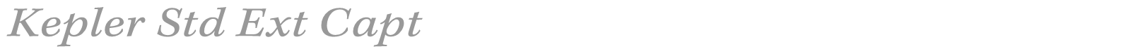 Kepler Std font preview
