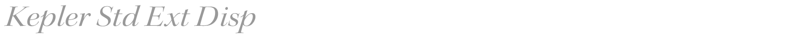 Kepler Std font preview