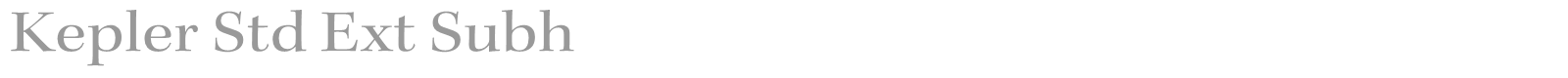 Kepler Std font preview