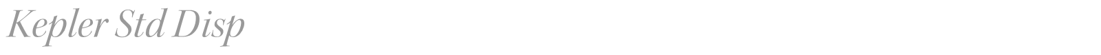Kepler Std font preview