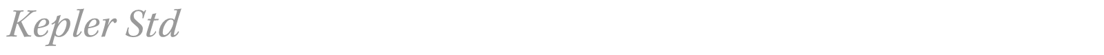 Kepler Std font preview