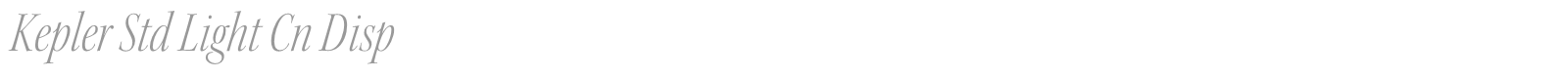 Kepler Std font preview