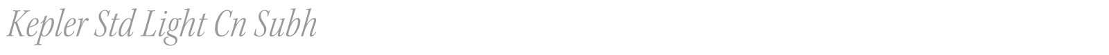 Kepler Std font preview