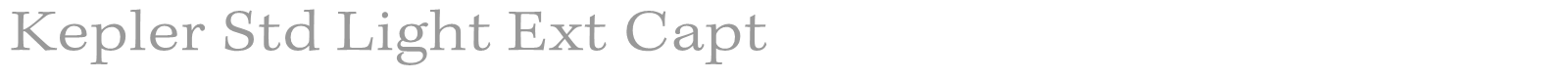 Kepler Std font preview