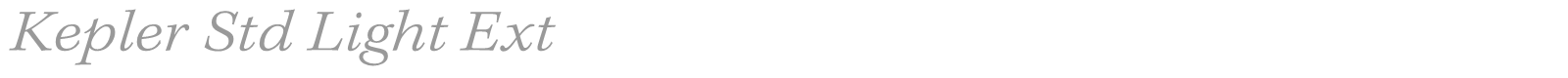 Kepler Std font preview