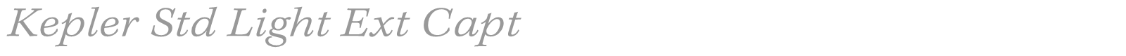Kepler Std font preview