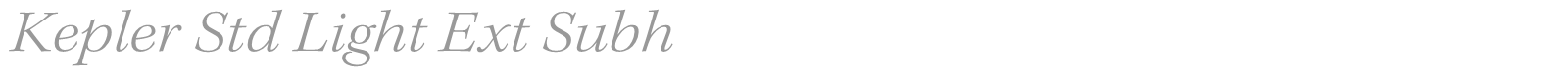 Kepler Std font preview