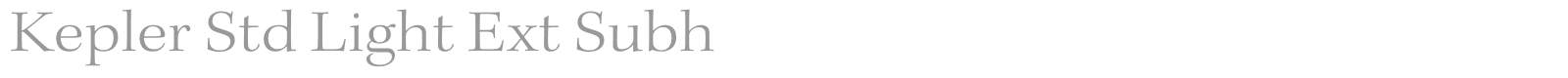 Kepler Std font preview