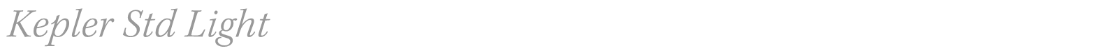 Kepler Std font preview