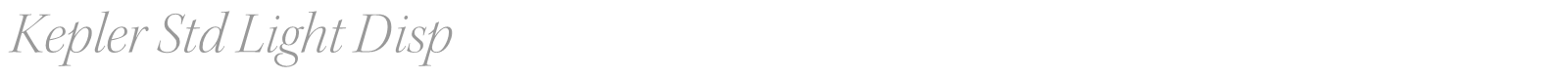 Kepler Std font preview