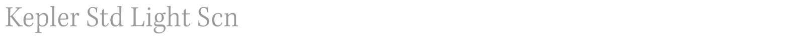 Kepler Std font preview