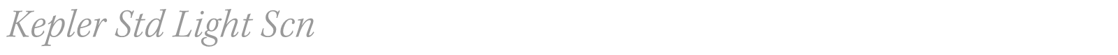 Kepler Std font preview