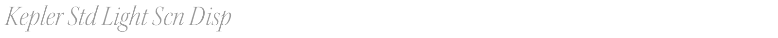 Kepler Std font preview