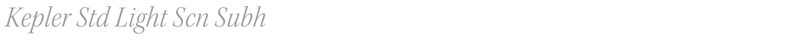 Kepler Std font preview