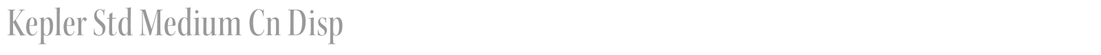 Kepler Std font preview