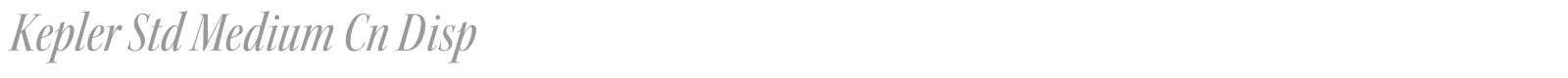 Kepler Std font preview
