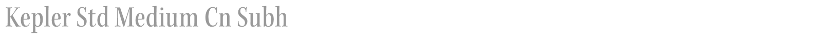 Kepler Std font preview