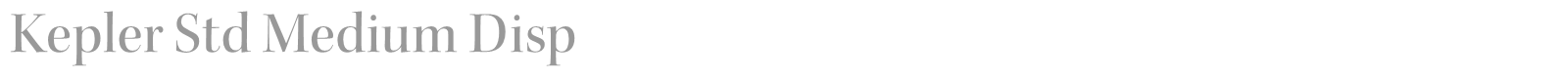 Kepler Std font preview