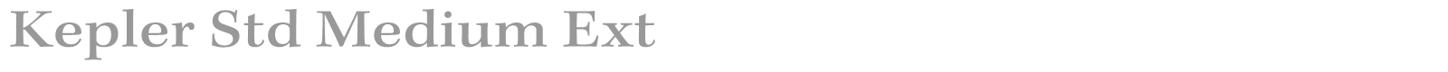 Kepler Std font preview