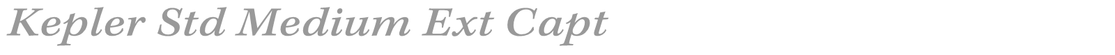 Kepler Std font preview