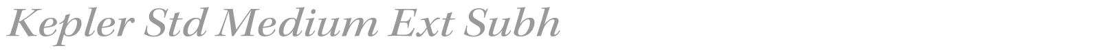 Kepler Std font preview