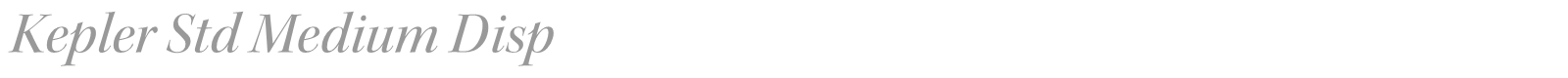 Kepler Std font preview