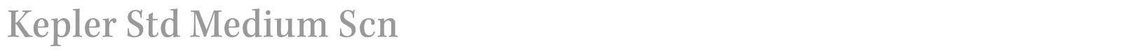 Kepler Std font preview