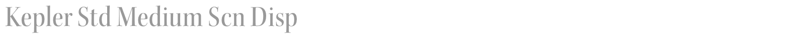 Kepler Std font preview
