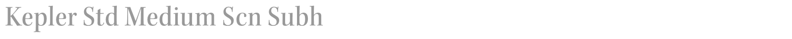 Kepler Std font preview