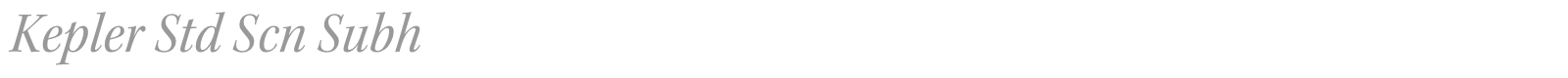Kepler Std font preview