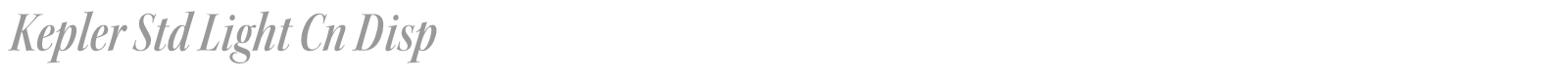 Kepler Std font preview