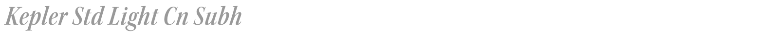 Kepler Std font preview