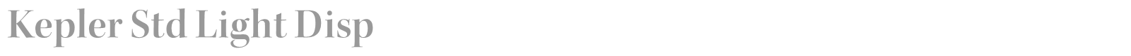 Kepler Std font preview
