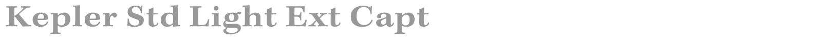 Kepler Std font preview
