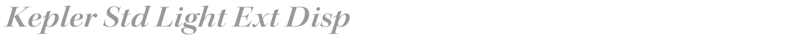 Kepler Std font preview