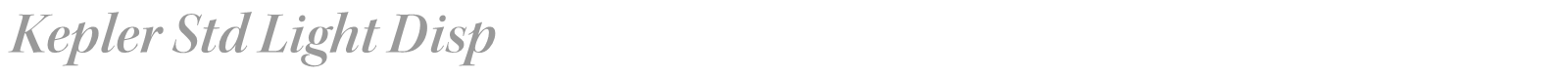Kepler Std font preview