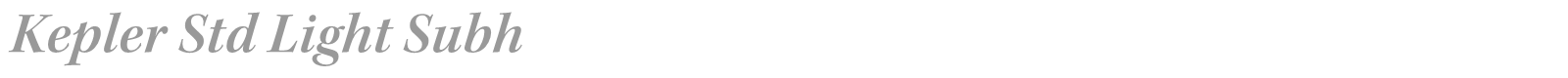 Kepler Std font preview
