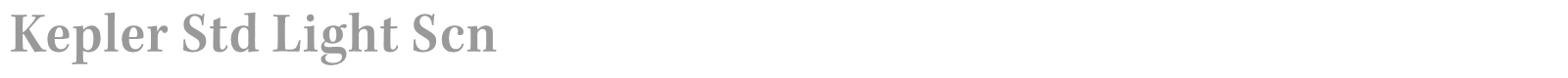 Kepler Std font preview