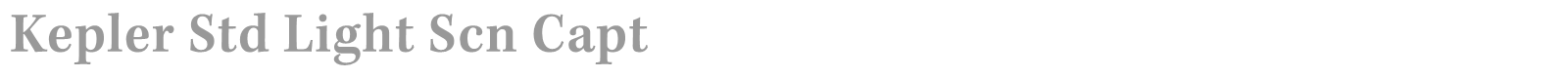 Kepler Std font preview