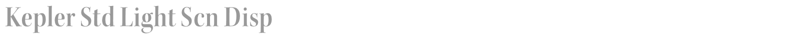 Kepler Std font preview