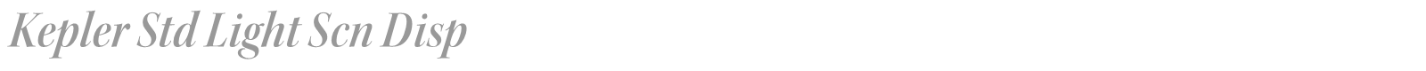 Kepler Std font preview