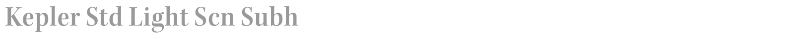 Kepler Std font preview