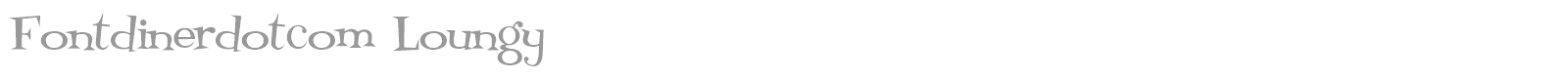 Loungy font preview