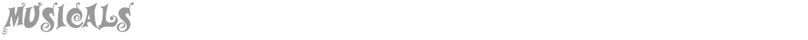 Musicals font preview