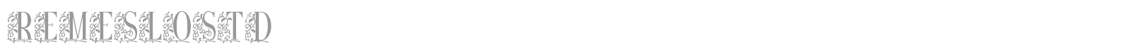 Remeslo STD font preview