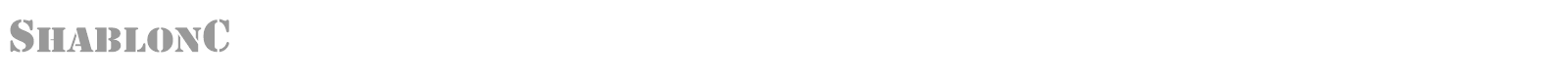 ShablonCTT font preview
