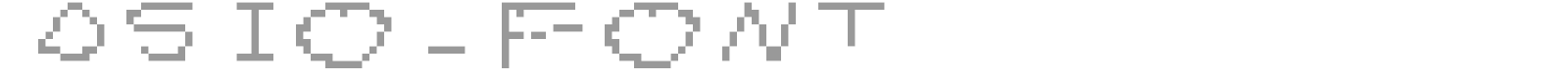 DSIO_FONT font preview