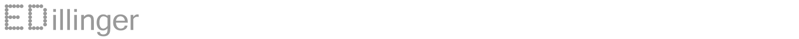 EDillinger font preview
