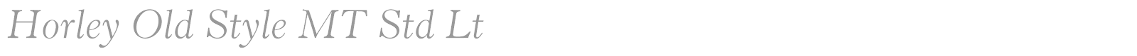 Horley Old Style MT Std font preview